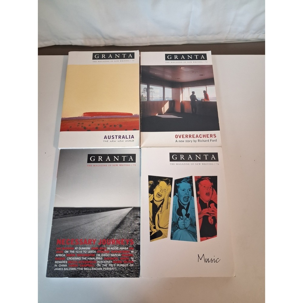 Granta Magazine Literature Books #70-73 & 76 Lot Of 4